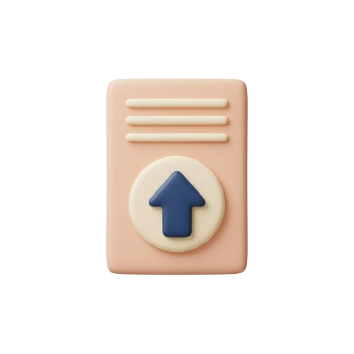 Icoon voor het uploaden van een vacature